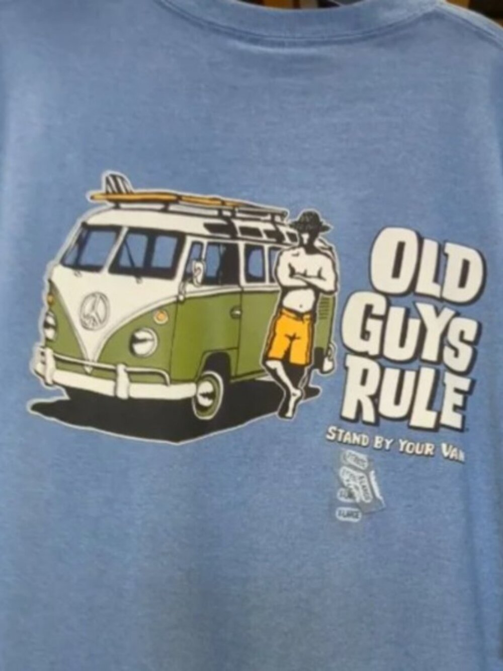 Vintage Old Guys Rule Short Sleeve Tee Shirt - Picture 1 of 8